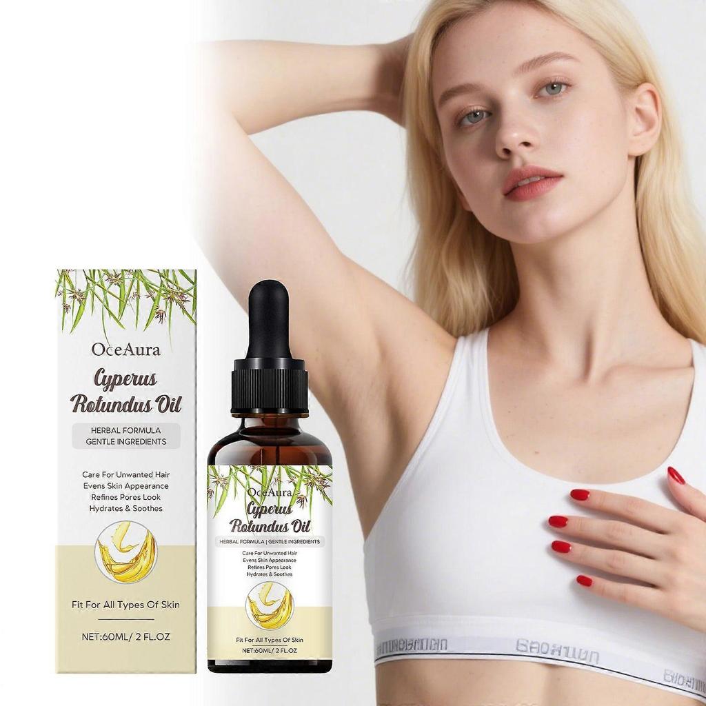 Oceaura Hair Removal Care Oil, With Herbal Ingredients, Gently Cleanses And Smoothens The Body And Skin