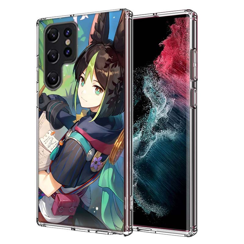 

Genshin Impact Tighnari Capa Phone Case For Samsung S26 Ultra S25 Edge Galaxy S23 S21 S20 S24 FE S22 S10 Plus Cover Clear TPU Sh Samsung S21 Ultra