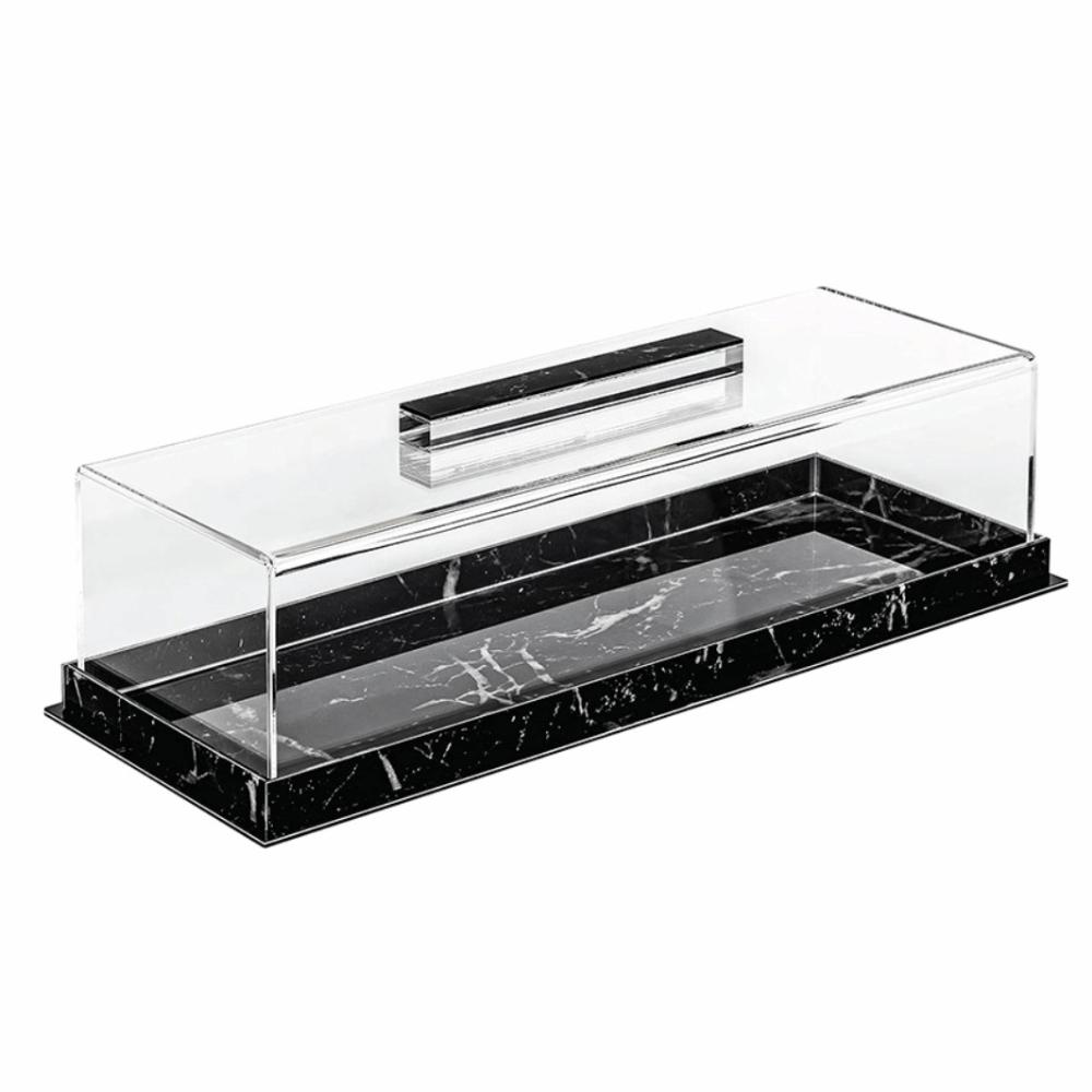 Dust-proof Cake Packaging Box Non-slip Bottom Bread Storage Container Cake Display Tray Hotel