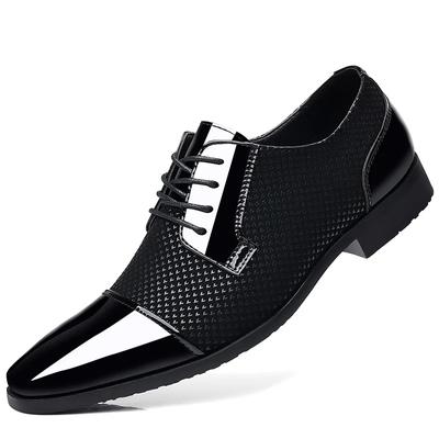 New Men's Business Dress Shoes Casual Pointed Toe Wedding Shoes