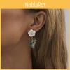 Trendy Geometric Resin Flower Earrings 2023 Heart Shaped Studs For Women