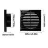 Square Air Vent Grille Cover 4/5/6/8In Duct Vent Cover Ventilation Grille  Ventilation Accessories