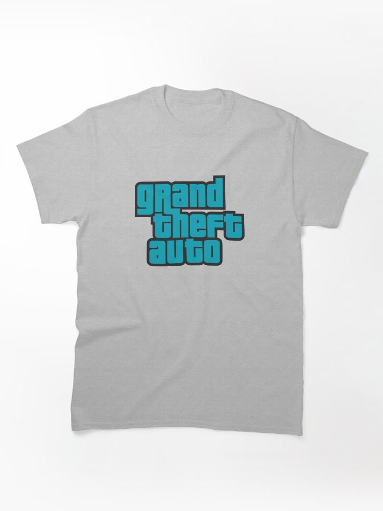 Grand Theft Auto GTA Grand Theft Auto Logo Cool Blue Classic T-Shirt