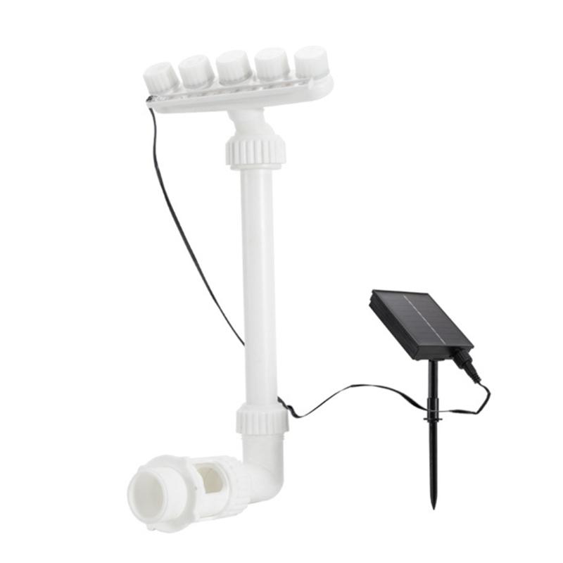 Перезаряжаемые садовые фонтаны для пруда, водопад с меняющимся цветом и дистанционным управлением, солнечные фонтаны для бассейна