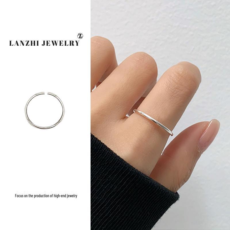 Inel Thai Argint pentru Femei, Stivuibil - Argint 925, Design de Nișă, Bijuterii Simple și Versatile