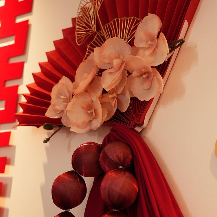 Conjunto de Decoração de Casamento: Decoração Lateral, Escadaria, Fundo de Parede, Quarto Lateral Masculino e Layout do Pátio