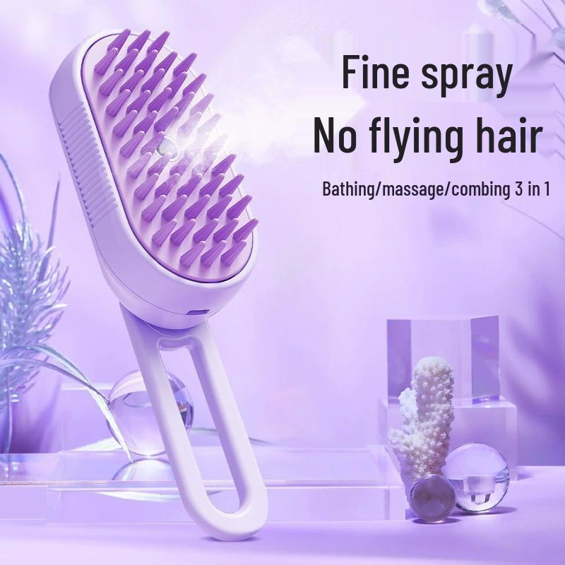 Multi-Purpose Flea Comb for Dogs and Cats - Fine-Toothed Plastic & Steel Needle Design