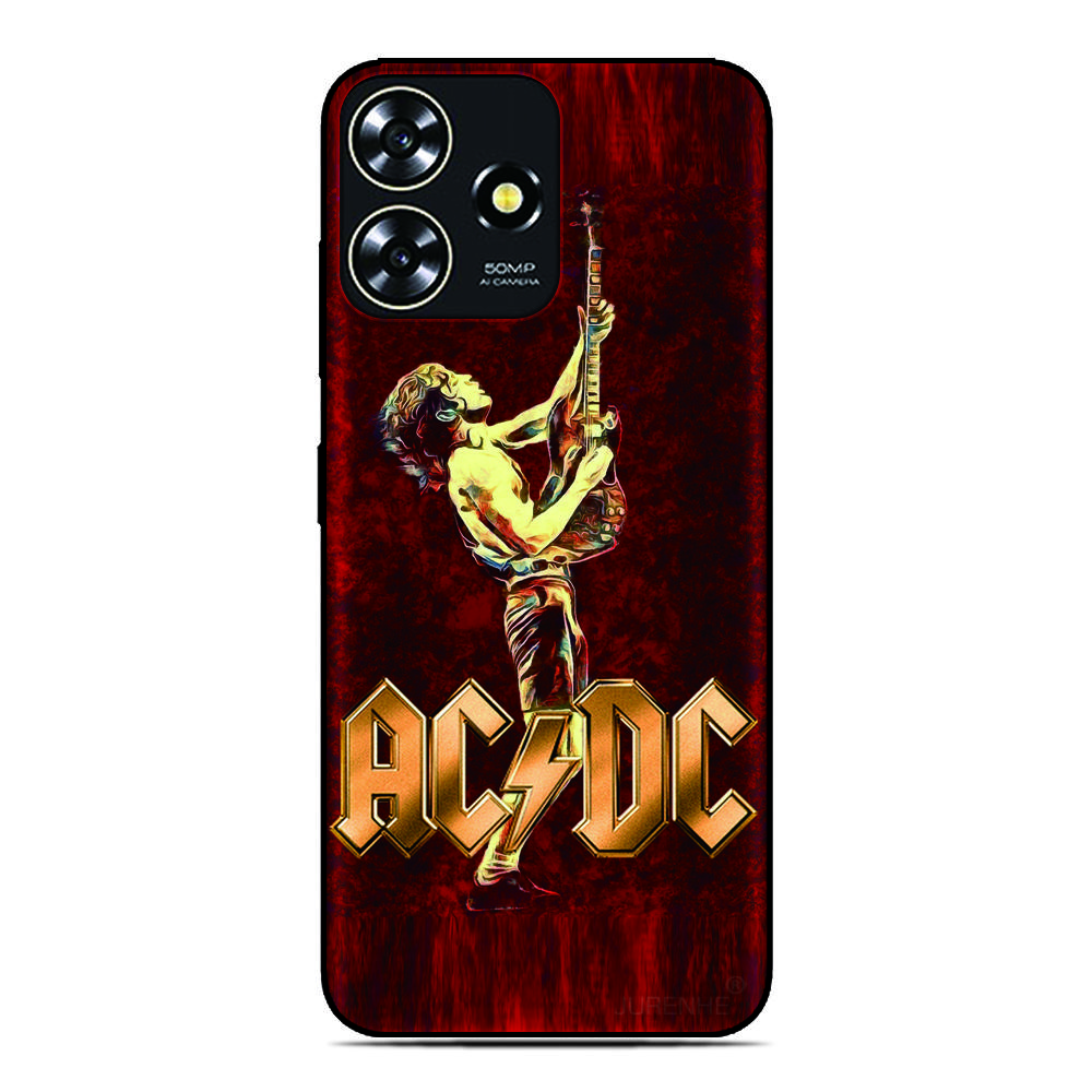 Music AC-DC Phone Case For ZTE Blade V80 V60 V50 Design 4G V30 V40 Vita Axon 60 50 40 Lite 30 Pro 11 V41 Smart A3 A5 Cover