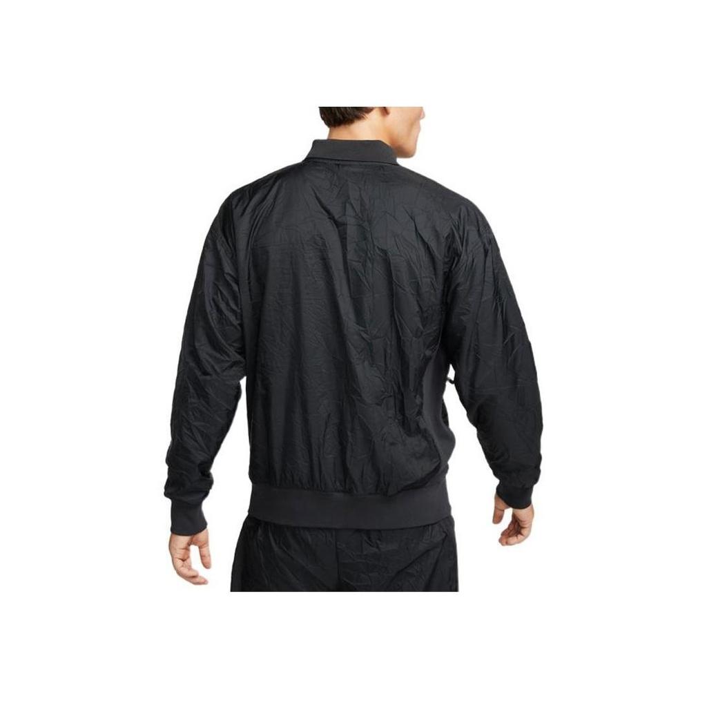 Nike Sportswear Circa Solid Print Logo με φερμουάρ Ανδρικά εξωτερικά ενδύματα μαύρο DR6077-045