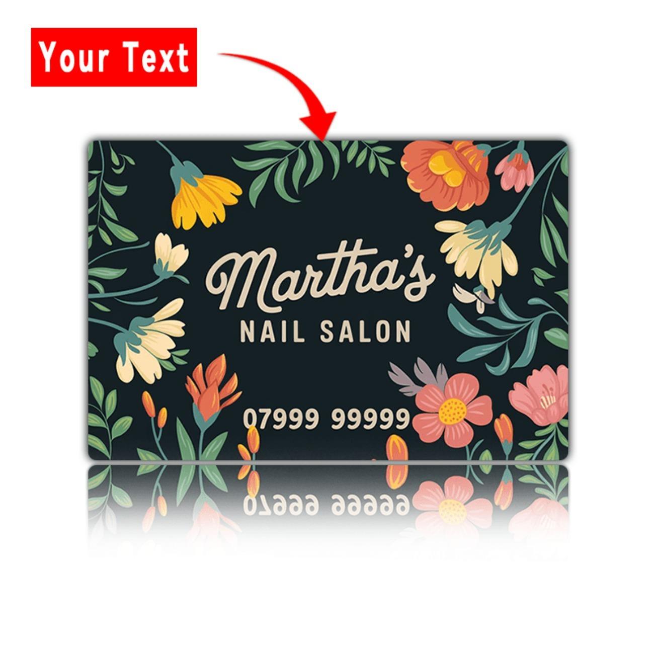 

Personalized Custom Nail Salon Wall Art Sign Beauty Shop Decor белый