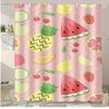 Colorful Macron Washable Dirt-Resistant Shower Curtain Shower Head Waterproof Polyester Bath Curtain For Home Decor Accessories