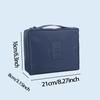 1pc-Portable Travel Makeup Bag Waterproof Multi Compartment Multifunctional Cosmetic Make Up Toiletry Organizer