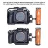 DSLR Cage AccessoriesUniversal Wooden Side Handle GripMultifunctional ExpansionAdjustable Video RecordingPhotography Accessories
