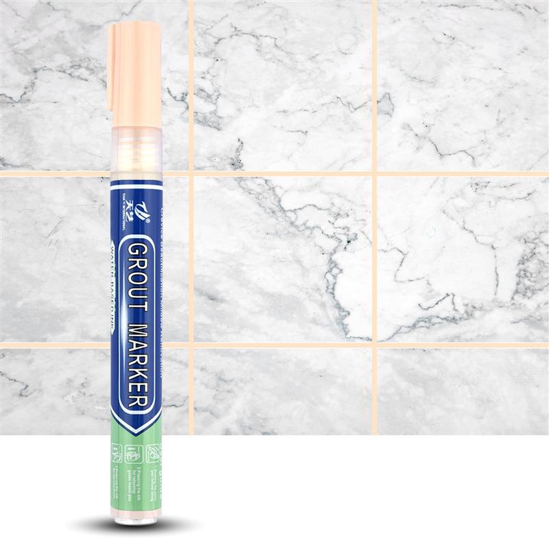 Tile Grout Pens White Waterproof Tile Marker Grout Pen Wall Seam Pen For Tiles Floor Bathroom Decontamination Seam Repair Tools