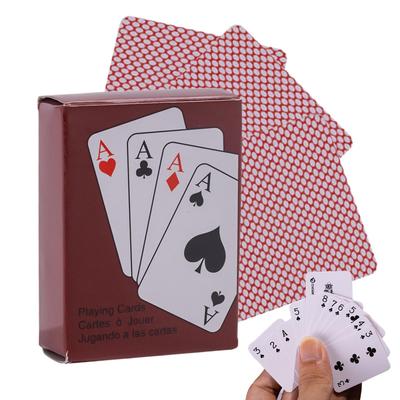 Taschenformat Poker Karten, Mini Spielkarten für Party Hochzeit Firmenveranstaltungen, Männer Frauen Tägliches Reise Unterhaltungsspiele