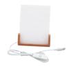 Acrylic Display Photo Frame Sublimation LED Light Blank Picture Frame with Base