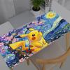 Large Mouse Pad Pokemon Pikachu Carpet Durable Laptop Pc Gamer Keyboard Mat XXL Mousepad Edge White Tassel Rubber Table Mat