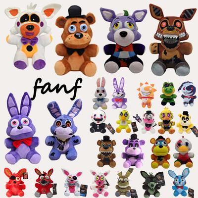 Nové kreslené plyšové hračky Five Night At Freddy Fnaf Roztomilé plyšové hračky Herní panenka Medvídek Bonnie Liška Plyšová panenka Hračky Freddy Pro děti Dárek