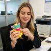 Cartoon Face Stress Ball Anxiety Relieving Moldable Dog Face Squeeze Toy Slow Rising Soft Stretchy Hand Relaxing Sensory Fidget Toy