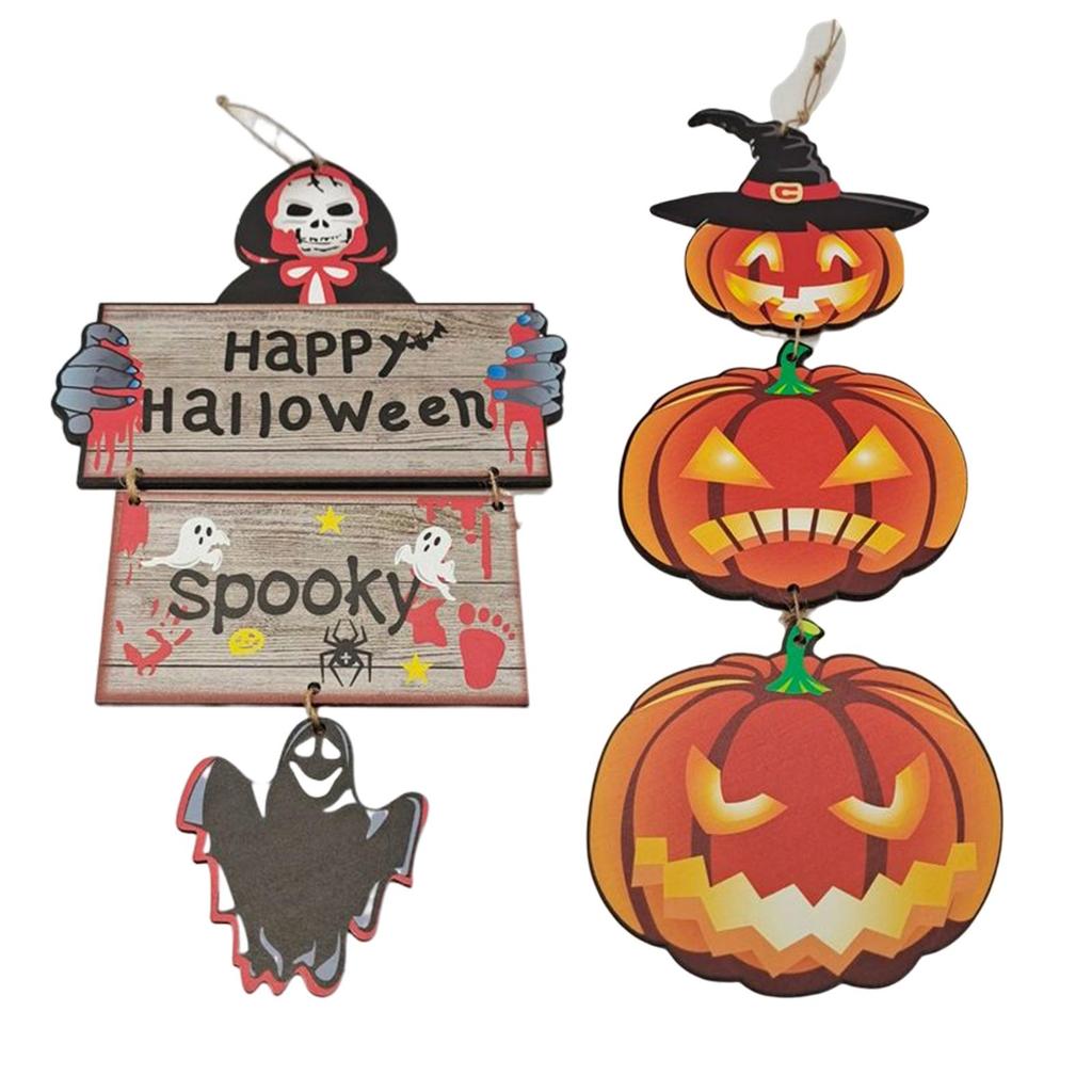 Halloween Opknoping Teken Voordeur Plaque Ambachten Veranda Outdoor Party