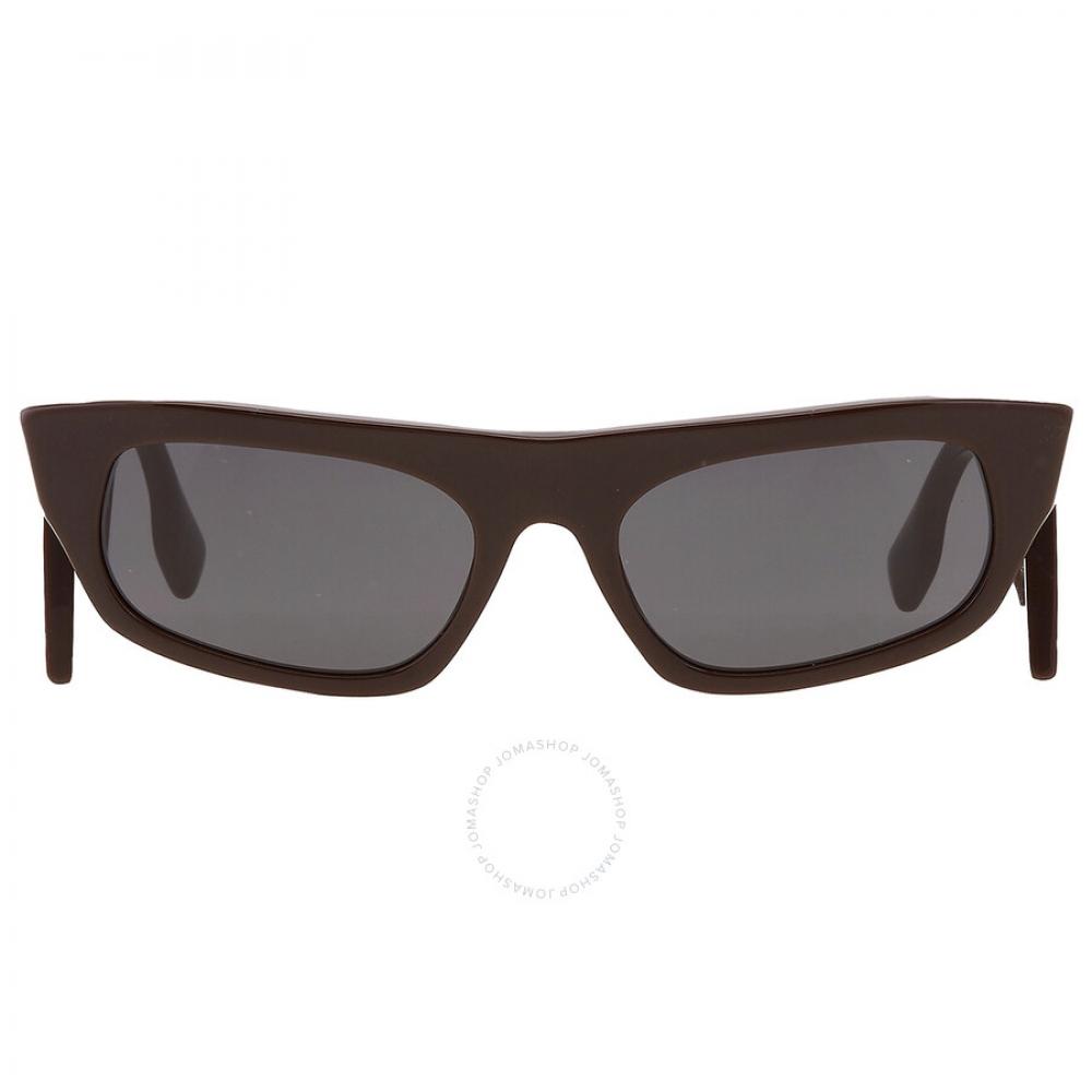 

Burberry Palmer Dark Grey Irregular Ladies Sunglasses BE4385 403787 55