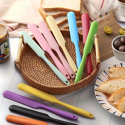 4-teiliges Silikonspatel-Set - Hitzebeständig, Antihaftbeschichtet, Leicht zu reinigen, Ergonomisches Design für bequemen Griff - Perfekt zum Backen, Kochen, für die Freizeit im Freien