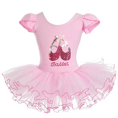 Dressy Daisy Girls' Kids Ballet Tutu Costume, Pink Sequins, Fairy Dress, Ages 2-3