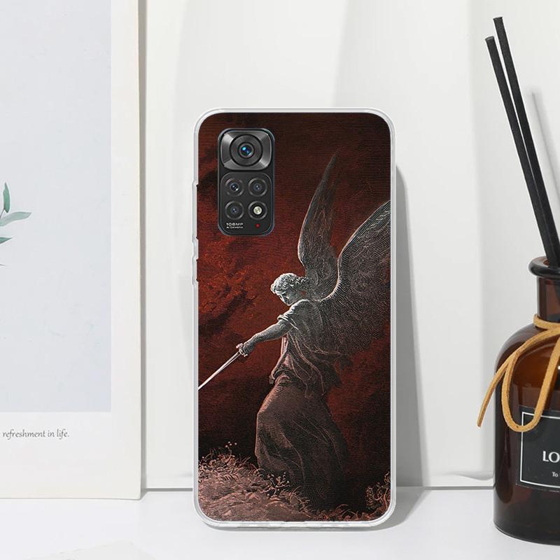 

Archangel Michael Phone Case For Xiaomi Redmi Note 15 13 14S 14 Pro Plus 12S 11S 10S 12 11E 10 11T Art Fundas Back Cover Redmi N Redmi Note 15 4G