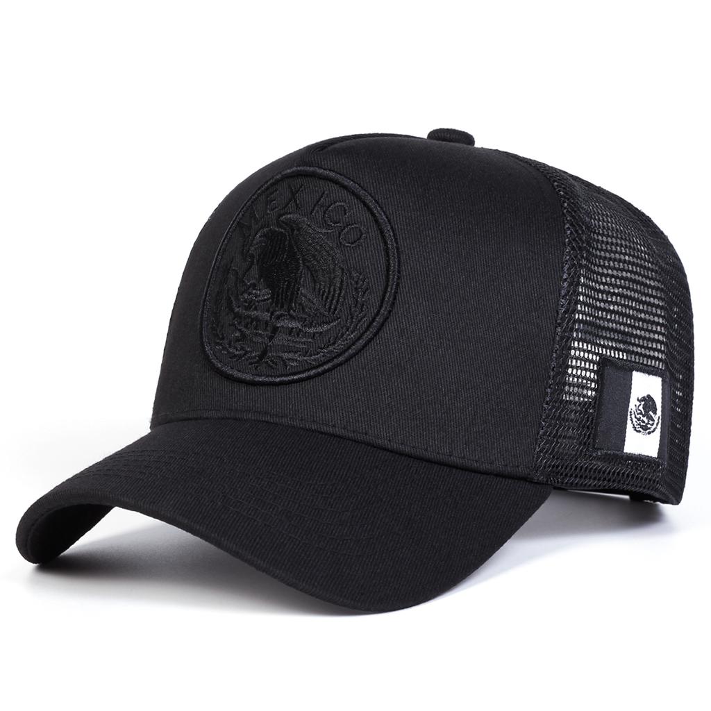 Men Mexico Flag Embroidered Camouflage Baseball Cap Mesh Hat Outdoor Adjustable Sunscreen Leisure Hat Spring Autumn Travel Tourism Beach Vacation