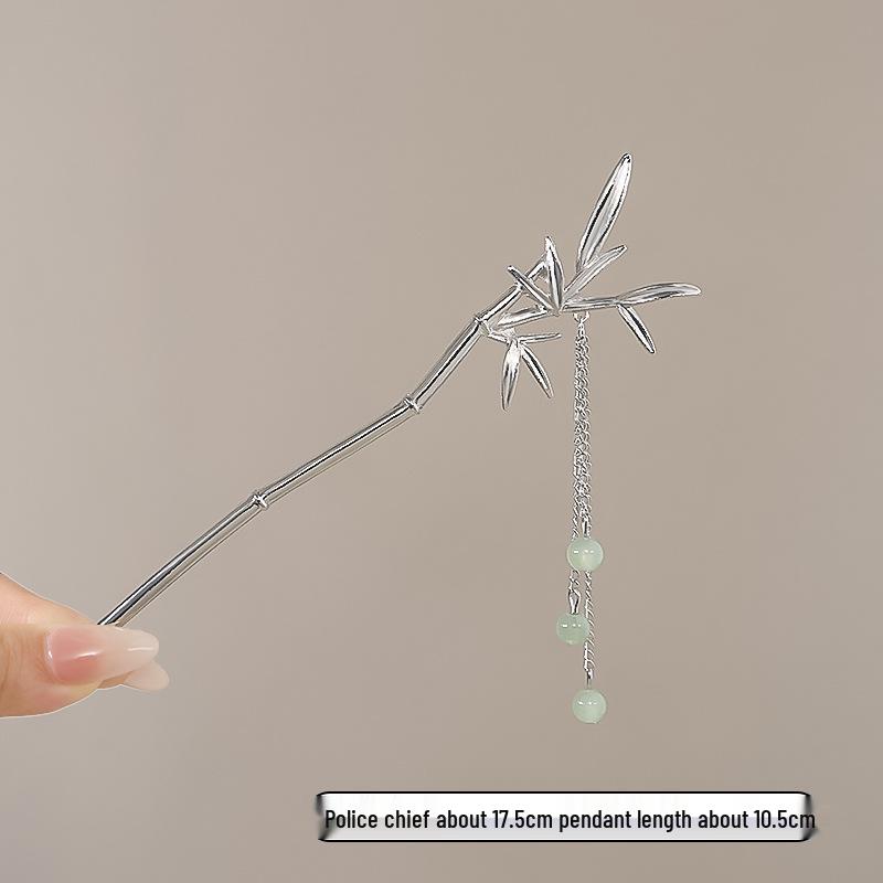 Vintage Chinese Style Hairpin for Updos - Elegant Retro Hair Stick with Tassel for Qipao