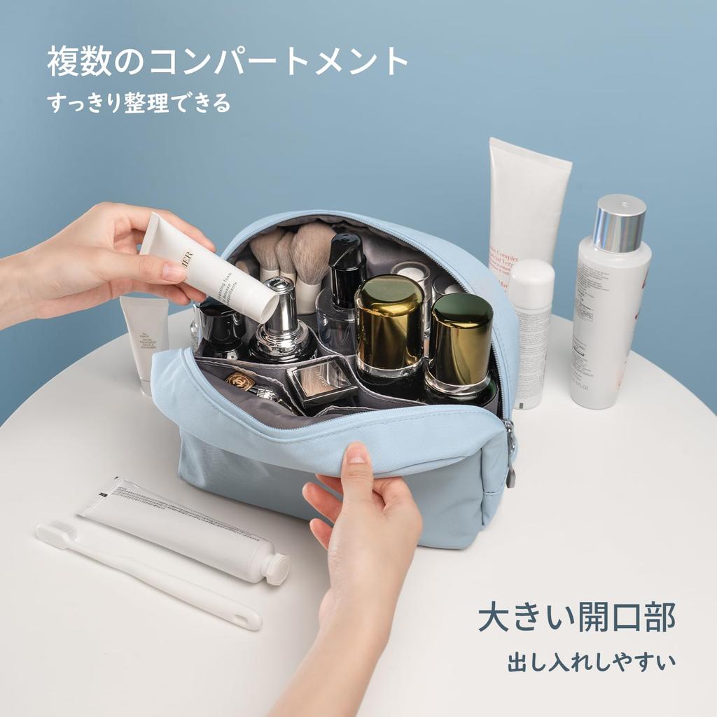 pack all Cosmetic Toiletry Travel Small Item Large Can Store Makeup Business Unisex Pouch, Bag, Pouch, Organizer, Cosmetics, Toiletries, Stylish,