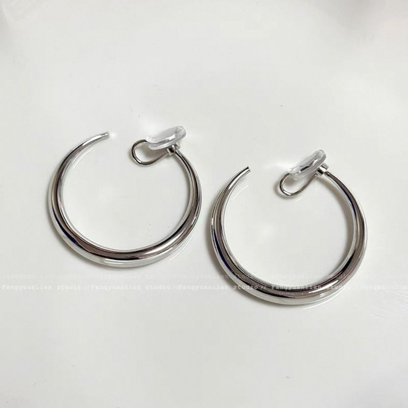 Square and round Face Tiancai ~ European and American Big Circle Earrings Women 2025 New Popular High-Grade Ear Ring Cold Style Earrings
