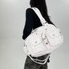 Ladies' Fashionable Retro Washed Vintage Hot Girl Tote Bag, Large Capacity Y2K Shoulder Bag