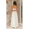 VEZFAA Women's Fashion Summer Spring Sleeveless Suspenders High Waist Casual Dresses