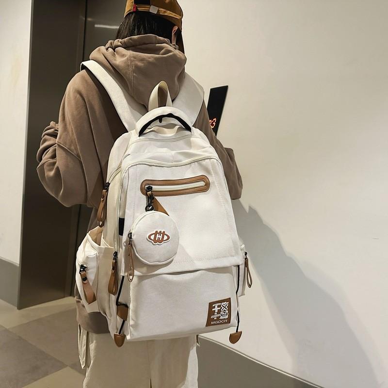 Nylon Unisex Travel Backpack With Load Bearing Features For Commuting Daily