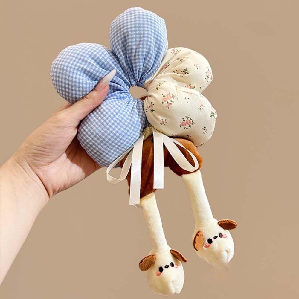 Cloth Animal Butt Hair Rope Cartoon Bun Rubber Bands Fashion Cotton Filled Scrunchies Gifts