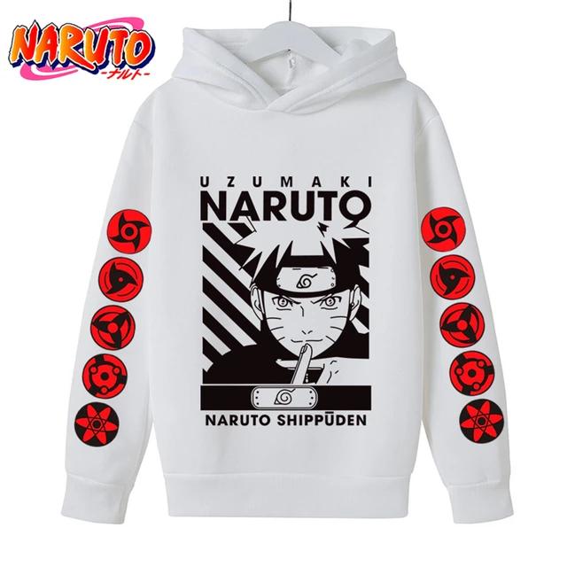 2025 MINISO Moletom Naruto Infantil Roupa Infantil Para Meninos Roupa Infantil Bebê Outono Quente Moletons Casaco Roupa de Desenho Animado Moletom