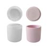 Silicone Candle Cup Molds 3pcs/set Resin Jar Storage Box Mould Exploy Casting Molds Ornament for  Hand-Making Crafts