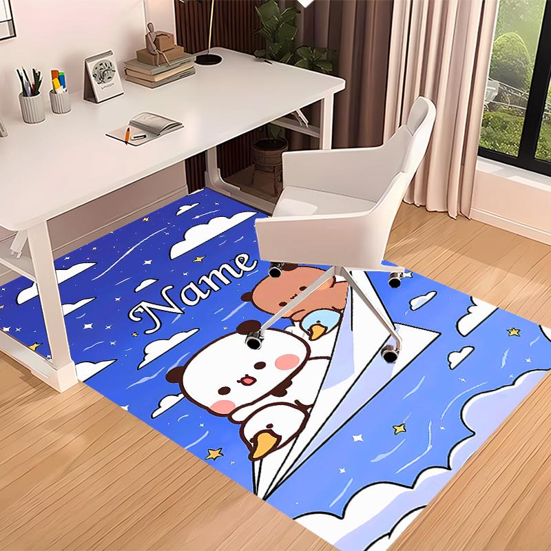 Custom personalization Bubu Dudu Print Area Rug - Soft, Washable Non-Slip Indoor Mat,Living Room,Home&Office Decorative Rug