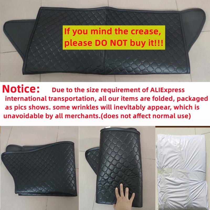 Car Trunk Mat For MG HS 2025 EHS MK2 2024~2026 Leather Anti-dirty Cargo Storage Pad Cushion Boot Carpet Car Interior Accessories