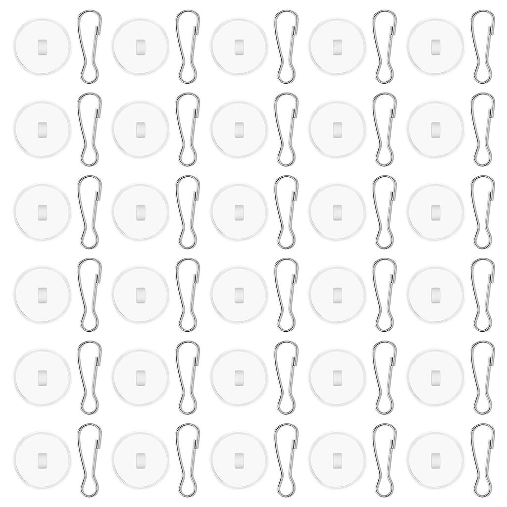 30Pcs Removable Ceiling Hooks for Hanging Festival Decorations Practical Clear Sticky Hooks Damage Frees Wall Hangers