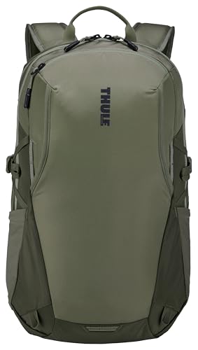 Thule EnRoute Backpack, 23L, Fits Up To 15.6-inch Laptops, Water-Resistant TPU Pocket, Soft Green/Quiet Green