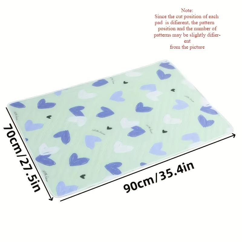 Washable & Reusable Anti-Slip Bed Protector Pad - Thick Durable Polyester Fiber Care Mat for Adults, Seniors & Pets
