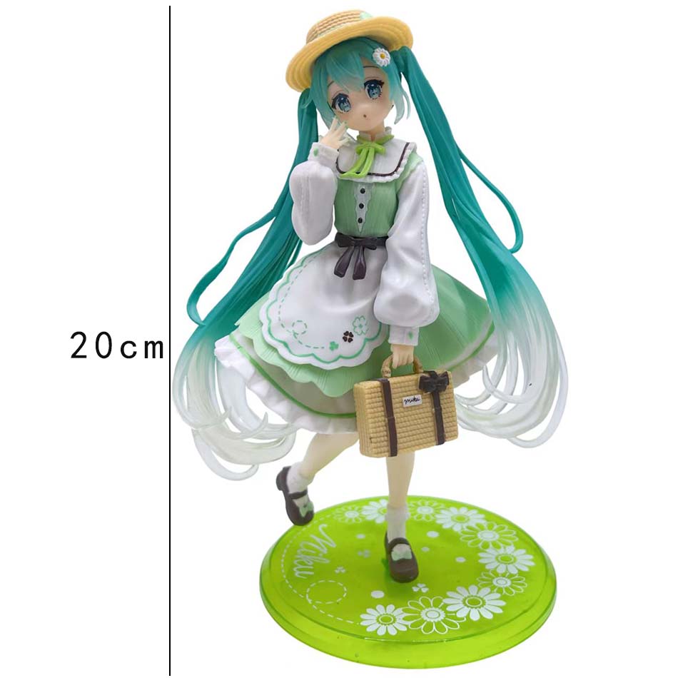 Новая  проданная Модель Фигурка Модель Кукла Игрушки Подарок Hatsune Miku Страна Действие ПВХ