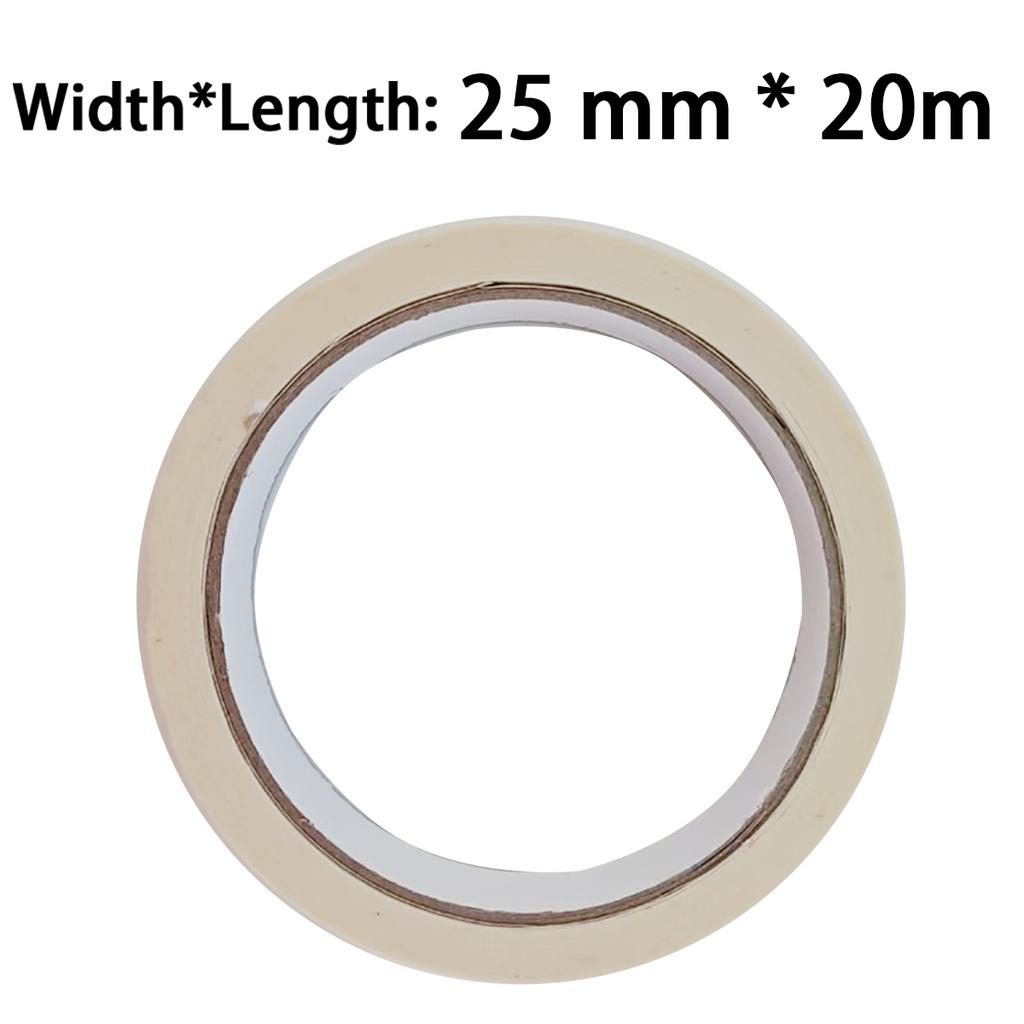 20m/50m Masking Tape White Writable Sealing Self Adhesive Tape Waterproof for Art Painting Sketch Car DIY Paper School Supplies