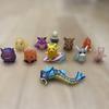 Pokemon Kids Clear Finger Puppet Figure Set of 11 Surfing Pikachu Gengar Bandai