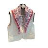 70 Square Scarf Neck Protection Scarf Spring And Autumn Retro Silk Scarf Women'S Fashion Versatile High-End Semi-Circular Printing Scarf Silk Scarf