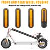 Side Cover Wheel Hubs Cap Reflective Strips Set for -M365/1s/Pro/Pro2-/Lite/G30 Max Electric Scooter
