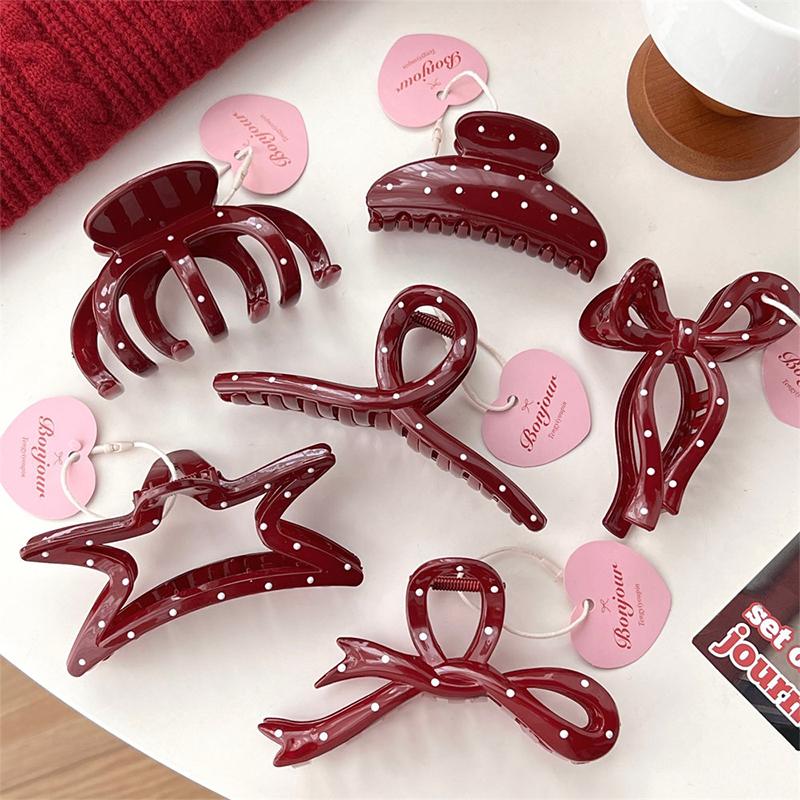 Retro Hochwertige Haarkrallen Für Frauen Mädchen Süße Elegante Große Haifischklammer Vielseitige Haarspange Luxus Haarschmuck Geschenke