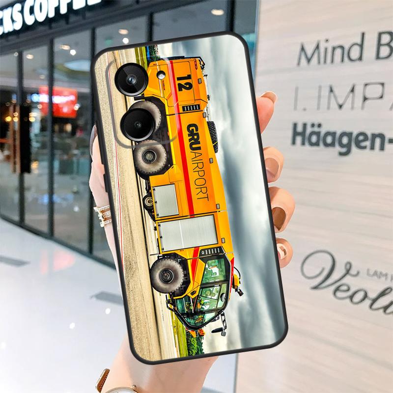 

Fire Truck Case For Realme 15 Pro 14 13 11 12 Pro Plus GT7 GT6 C55 C51 C53 C35 C33 C61 C65 C67 C71 C75 Realme C75 4G